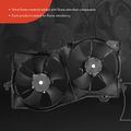 Dual Radiator Cooling Fan Assembly with Shroud for 2002 Mazda MPV