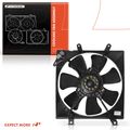 Single Radiator Cooling Fan Assembly with Shroud for 2004 Kia Spectra