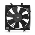 Single Radiator Cooling Fan Assembly with Shroud for 2004 Kia Spectra