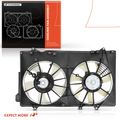 Dual Radiator Cooling Fan Assembly with Shroud for 2015 Mazda CX-5