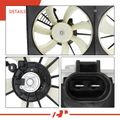 Dual Radiator Cooling Fan Assembly with Shroud for 2015 Mazda CX-5