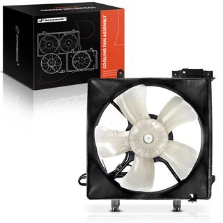 Single Radiator Cooling Fan Assembly with Shroud for Subaru Legacy Outback