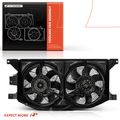 Dual Radiator Cooling Fan Assembly with Shroud for 2000 Mercedes-Benz ML320