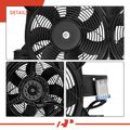 Dual Radiator Cooling Fan Assembly with Shroud for 2000 Mercedes-Benz ML320