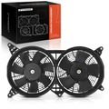 Dual Radiator Cooling Fan Assembly with Shroud for 2008 Cadillac STS