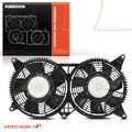 Dual Radiator Cooling Fan Assembly with Shroud for 2008 Cadillac STS