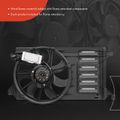 Single Radiator Fan Assembly with Controller & Shroud for 2010 Mazda 3