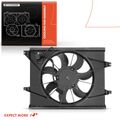 Single Radiator Cooling Fan Assembly with Shroud for 2011 Kia Soul