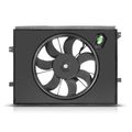 Single Radiator Cooling Fan Assembly with Shroud for 2011 Kia Soul