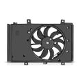 Single Radiator Cooling Fan Assembly with Shroud for 2020 Toyota Yaris