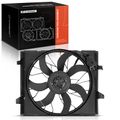 Single Radiator Cooling Fan Assembly with Shroud for 2020 Dodge Durango