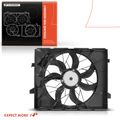 Single Radiator Cooling Fan Assembly with Shroud for 2020 Dodge Durango