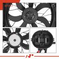 Single Radiator Cooling Fan Assembly with Shroud for 2020 Dodge Durango