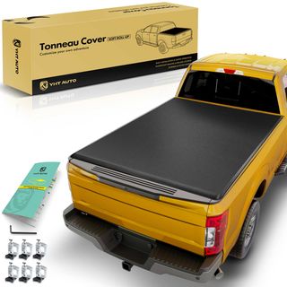 6.5 FT Bed Soft Roll-up Tonneau Cover for Chevrolet Silverado 1500 GMC 19-22