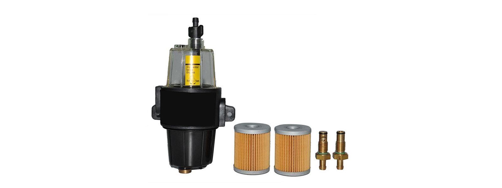 Components of a fuel filter