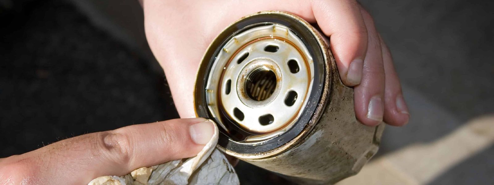 The oil filter housing needs to be replaced