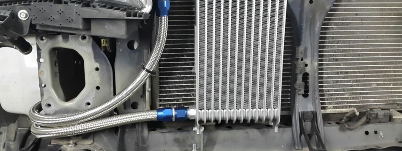 The function of the oil cooler line