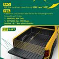 5.59 FT Bed Soft Roll-up Tonneau Cover for 2017 Ram 2500
