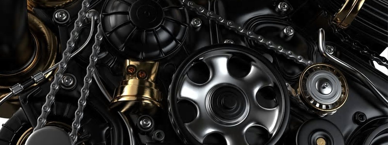 Timing chain or timing belt.