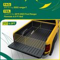 6.09 FT Bed Soft Roll-up Tonneau Cover with Auto Locking for 2021 Ford Ranger