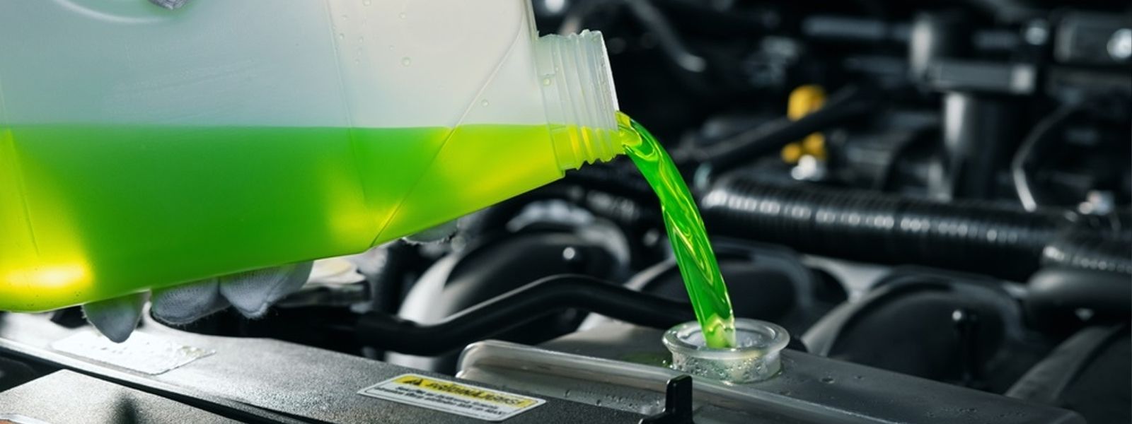 inspect the coolant level