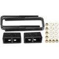 2-inch Rear Leveling Lift Kit with Blocks & U-Bolts for Ford F150 04-20 RWD 4WD