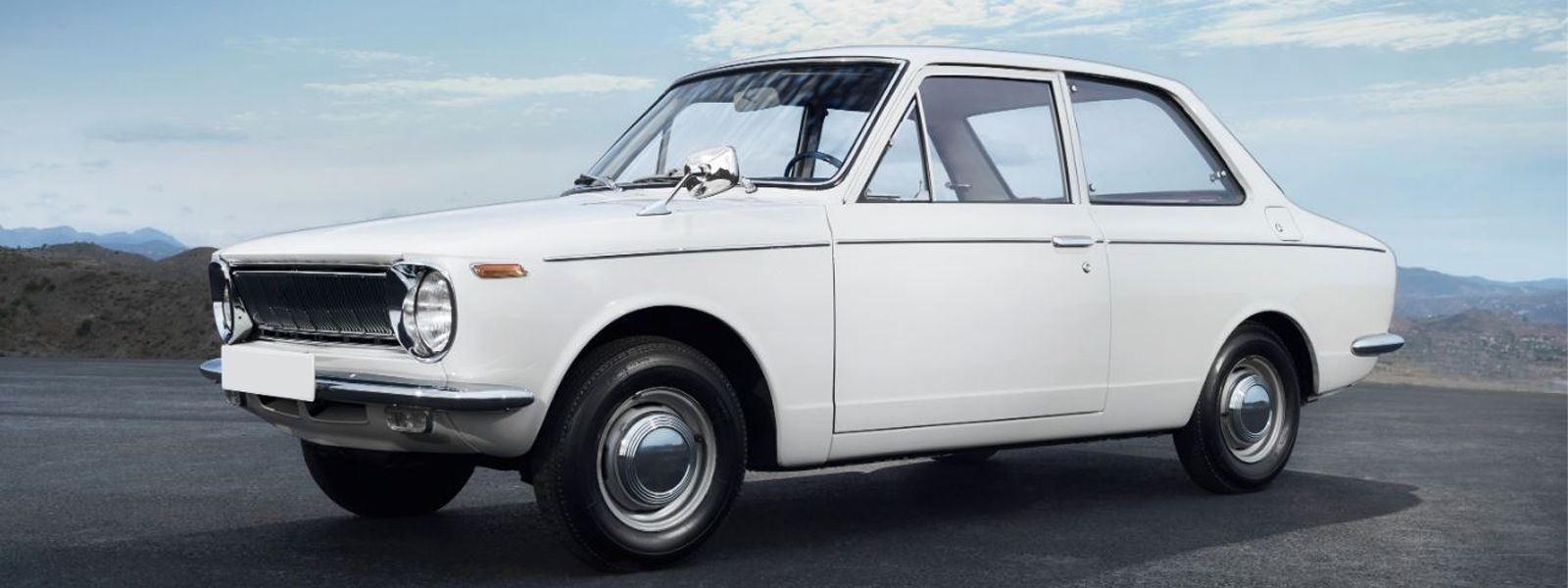 Display image of the first generation Toyota Corolla