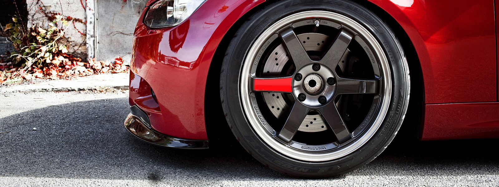 Magnetic shock absorbers in a high-end car.