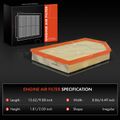 2 Pcs Engine Air Filter for 2016 Volvo S80