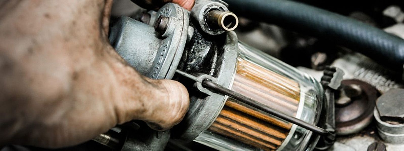 A clogged fuel filter needs changing
