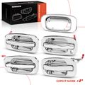 5 Pcs Door & Tailgate Chrome Exterior Door Handle for 2007 GMC Sierra 2500 HD Classic