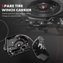 Spare Tire Winch Carrier Hoist for Chevy Avalanche GMC Yukon Cadillac Escalade