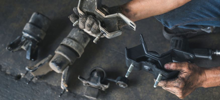 after removing the engine mount