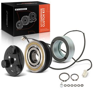 AC Compressor Clutch Kit with 5-Groove Pulley for Mazda 3 2004-2009 5 2006-2010
