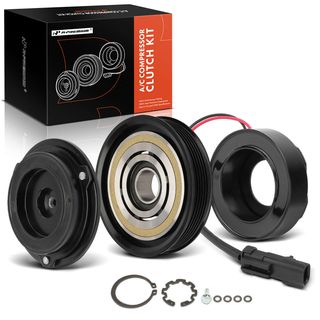 AC Compressor Clutch Kit with 6-Groove Pulley for Chrysler Town & Country Dodge