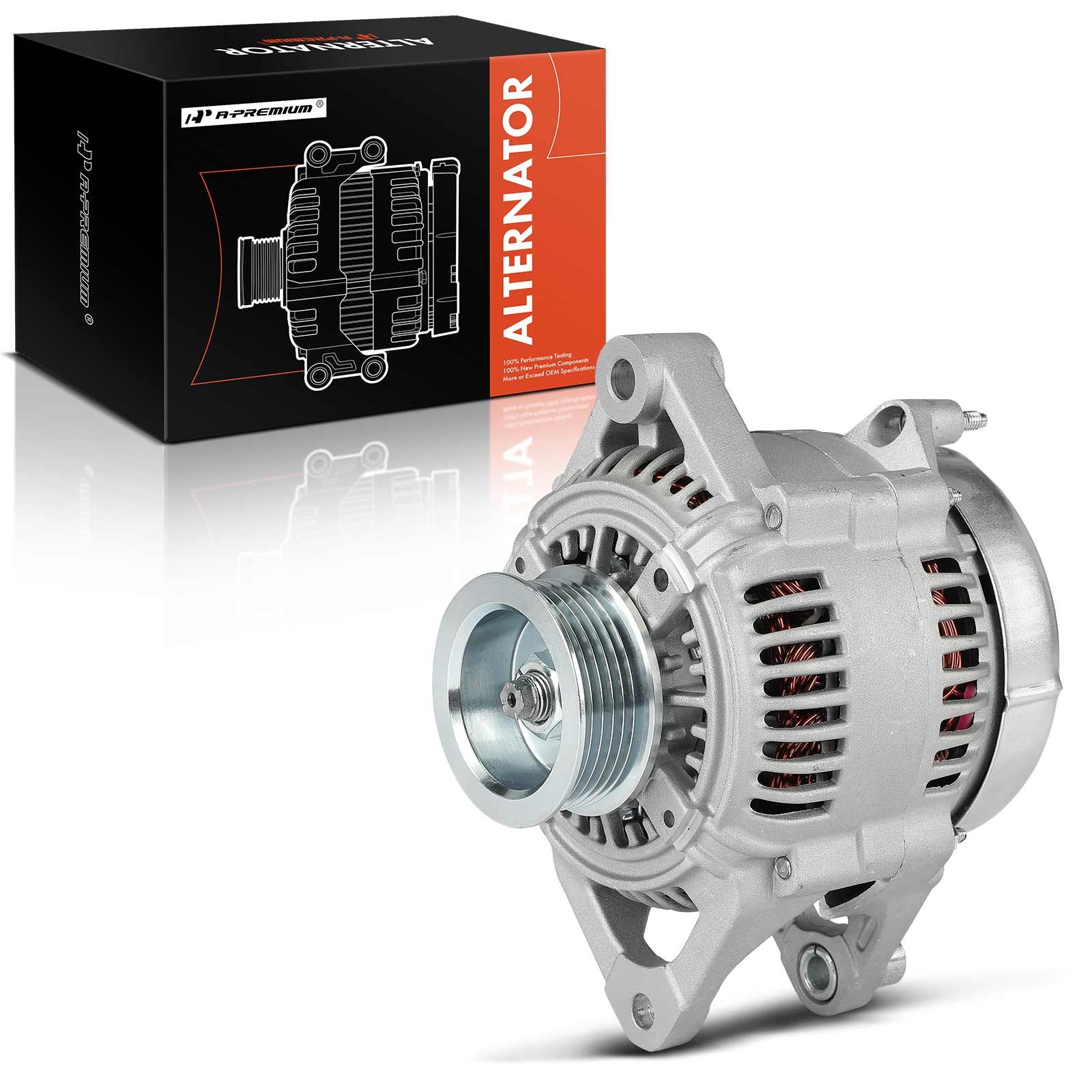 thumbnail image 2 of 120A Alternator For Mini Cooper 2007-2015 1.6L – 12V CW 6-Groove Clutch Pulley 2 of 2