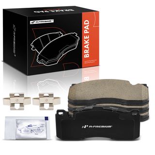 4 Pcs Front Left & Right Ceramic Brake Pads for BMW 135i 08-13 135is 328i Mini