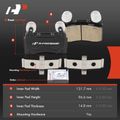 4 Pcs Front Ceramic Brake Pads for 2022 Chevrolet Camaro