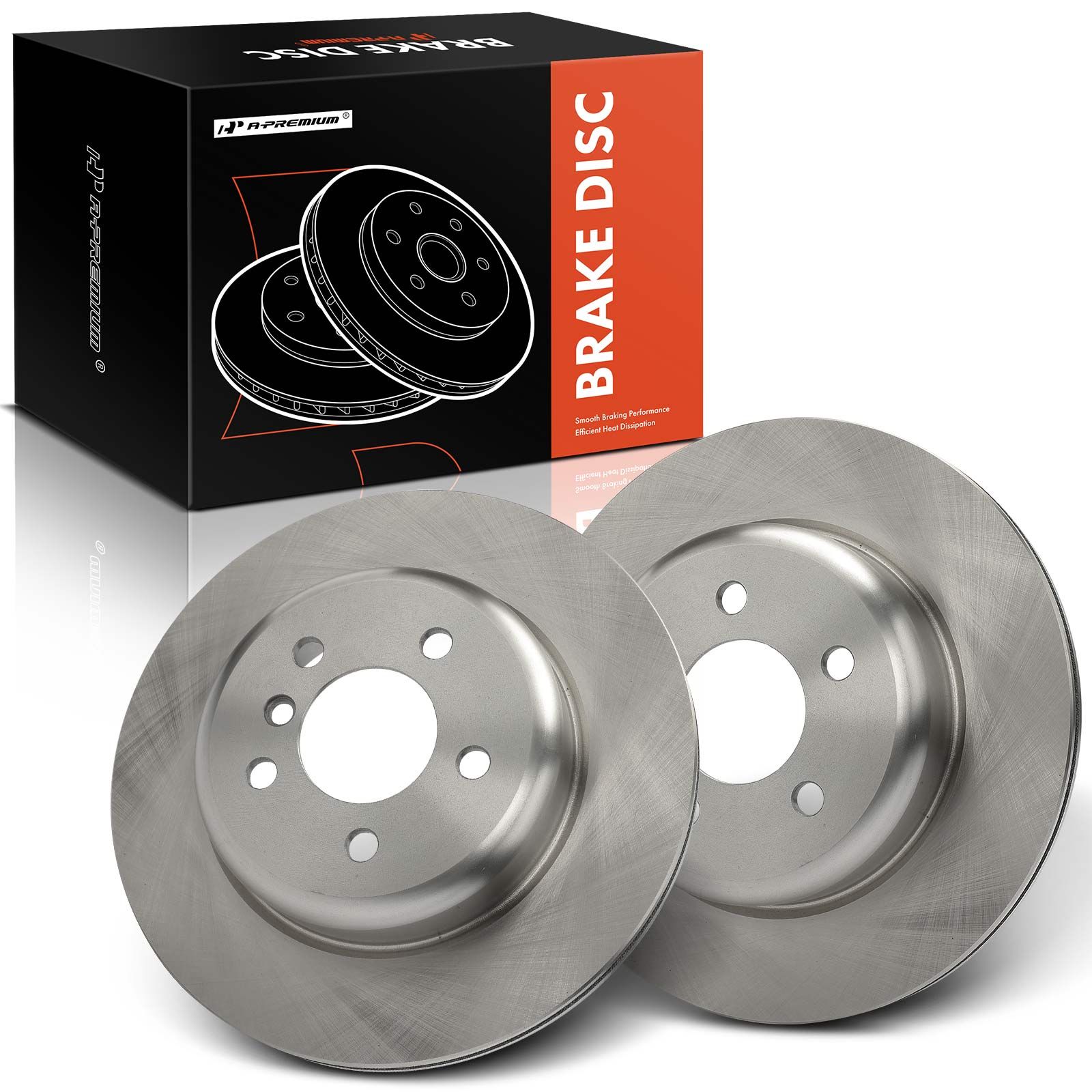 2 Pcs Rear Disc Brake Rotors for BMW F10 528i 535i 535d xDrive APremium