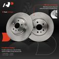 2 Pcs Front Disc Brake Rotors for 2012 Tesla S