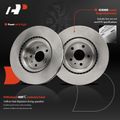 2 Pcs Front Disc Brake Rotors for 2012 Tesla S