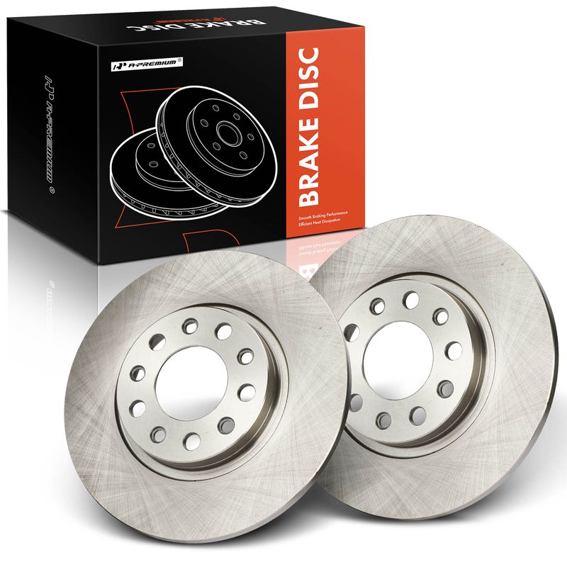 2 Pcs Rear Disc Brake Rotors for 2014 Jeep Cherokee