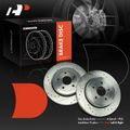 2 Pcs Rear Drilled Brake Rotors for 2006 Jeep Grand Cherokee