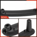 Textured Black Front Passenger Interior Door Handle for 2009 Mitsubishi Eclipse