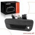 Textured Black Tailgate Latch Handle with Bezel and Keyhole for 2007 GMC Canyon