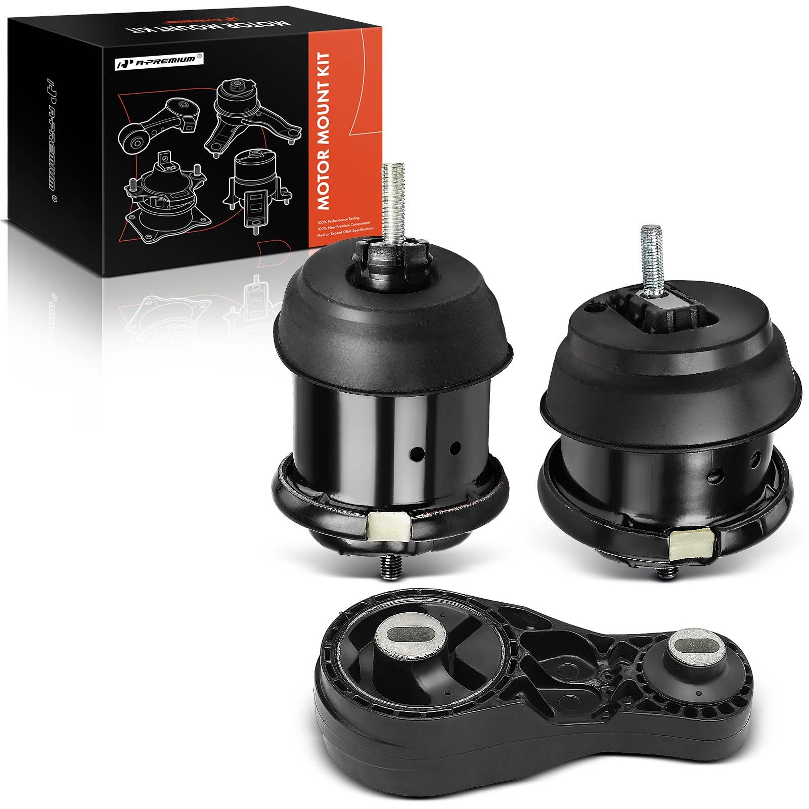 3 Pcs Engine Motor & Torque Strut Mount for 2013 GMC Acadia 3.6L V6