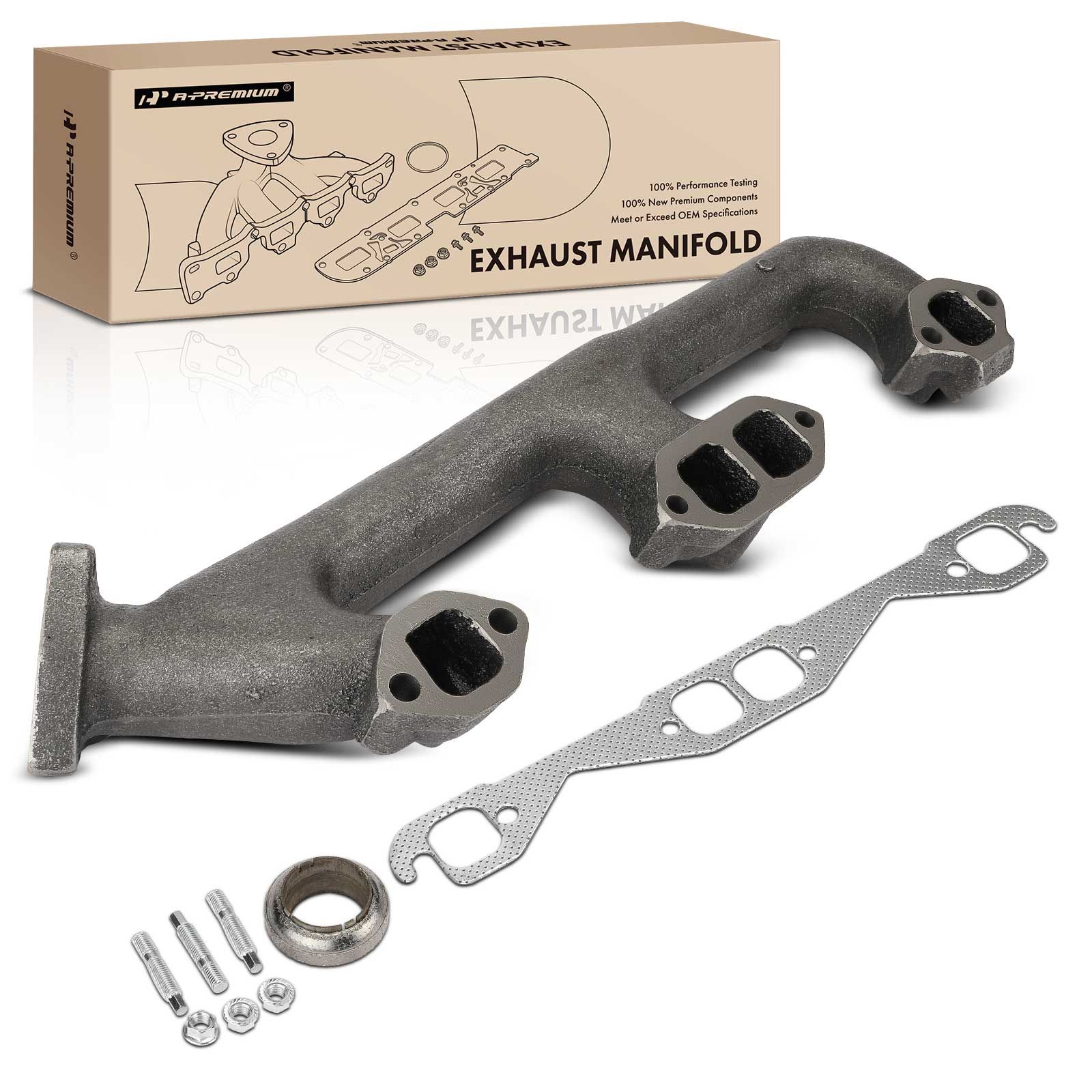 Right Exhaust Manifold with Gasket for 2002 Workhorse Custom Chassis P42