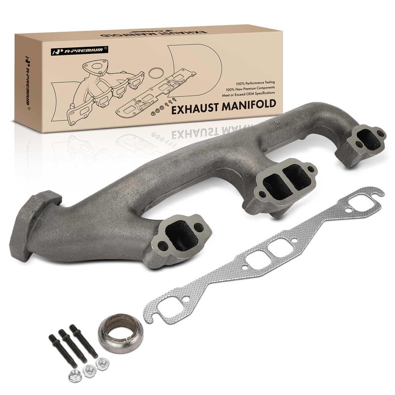 Right Exhaust Manifold with Gasket for 1996-2000 Chevrolet K3500