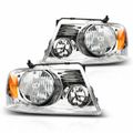 Front Halogen Headlights Assembly H13 9008 without Bulb for 2007 Lincoln Mark LT