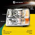 Front Halogen Headlights Assembly H11 HB3 without Bulb for 2009 Chevrolet Silverado 2500 HD